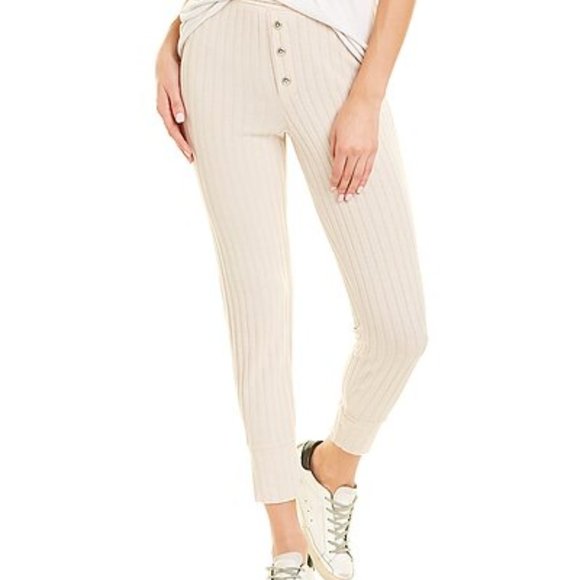 Chaser Chasor Long John Cotton Soft Beige Leggings Small S - Picture 1 of 2